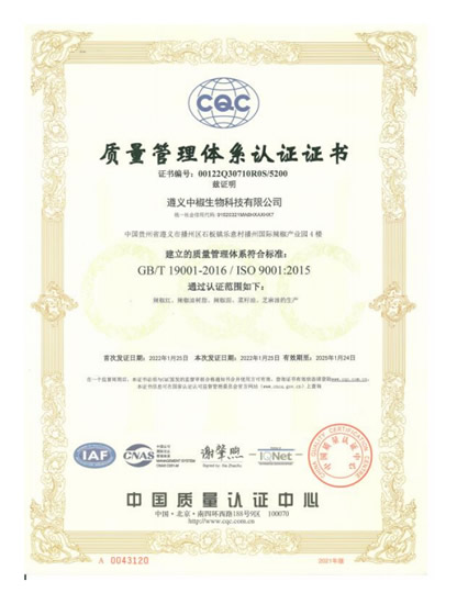 ISO9001认证